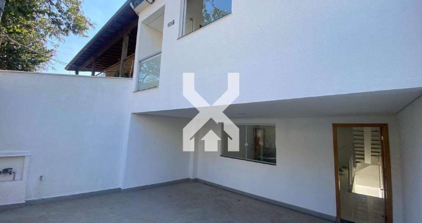 Casa geminada à venda, 3 quartos, 1 suíte, 2 vagas, Santa Amélia - Belo Horizonte/MG