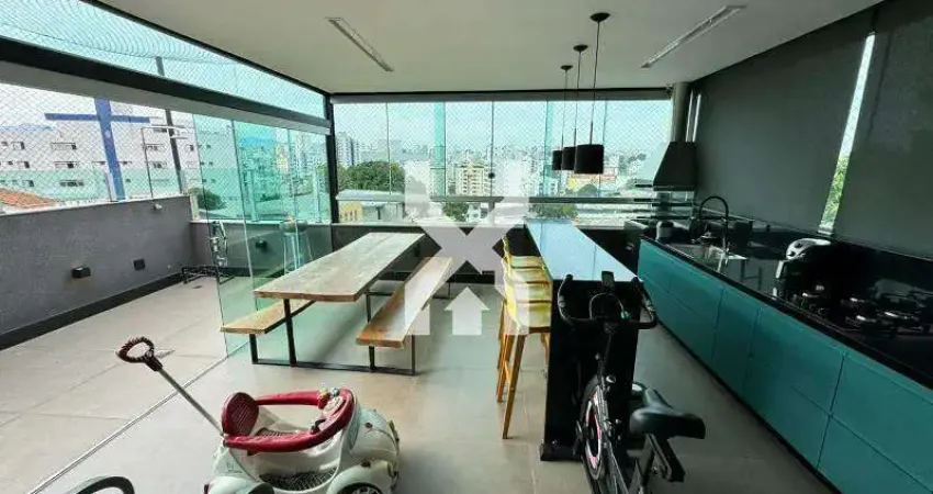 Cobertura à venda, 3 quartos, 1 suíte, 3 vagas, união - belo horizonte/mg