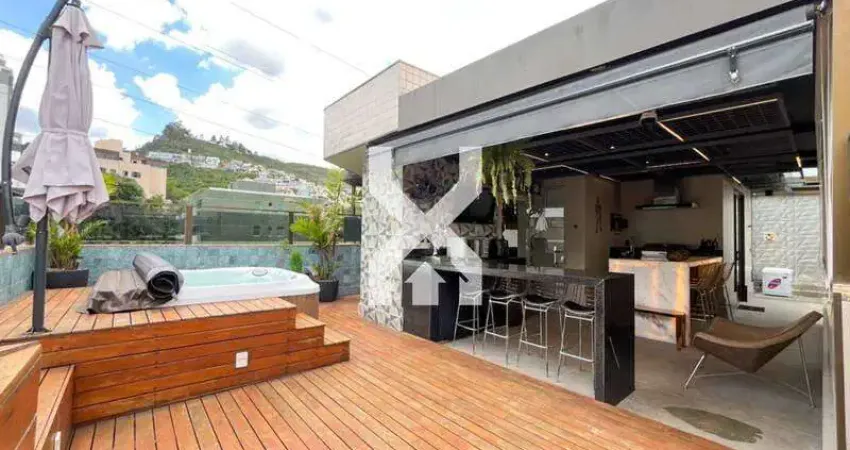 Cobertura à venda, 4 quartos, 1 suíte, 3 vagas, buritis - belo horizonte/mg