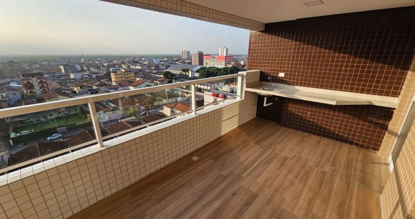Apartamento para Venda em Praia Grande, Tupi, 2 dormitórios, 2 suítes, 3 banheiros, 1 vaga