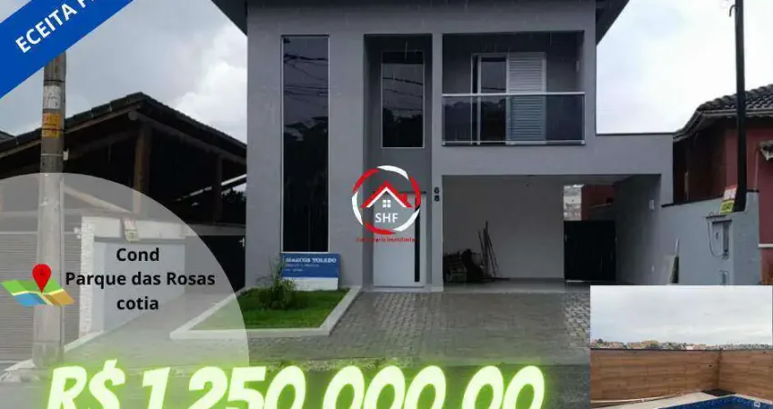 Casa em condomínio fechado com 3 quartos à venda na Estrada da Roselândia, Parque Rizzo II, Cotia