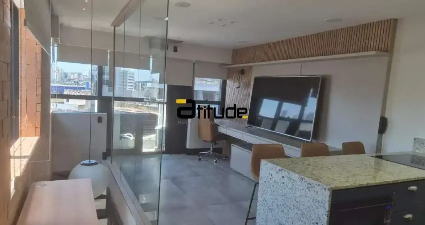 Apartamento dúplex para locação no condomínio selenita – bethaville – barueri/sp