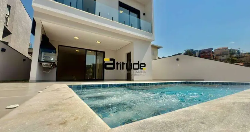 Casa de condomínio nova paulista – jandira/sp | sobrado novo com piscina e 3 suítes
