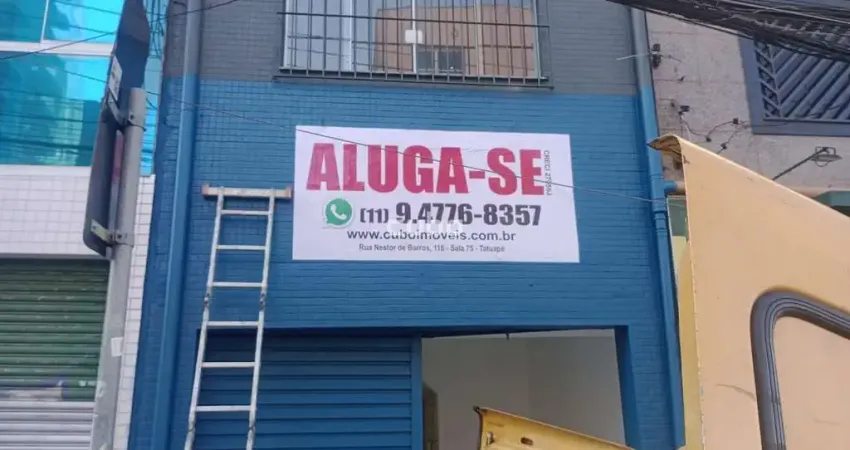 Excelente Ponto Comercial para alugar, 120 m² no Tatuapé Prox Praça Silvio Romero