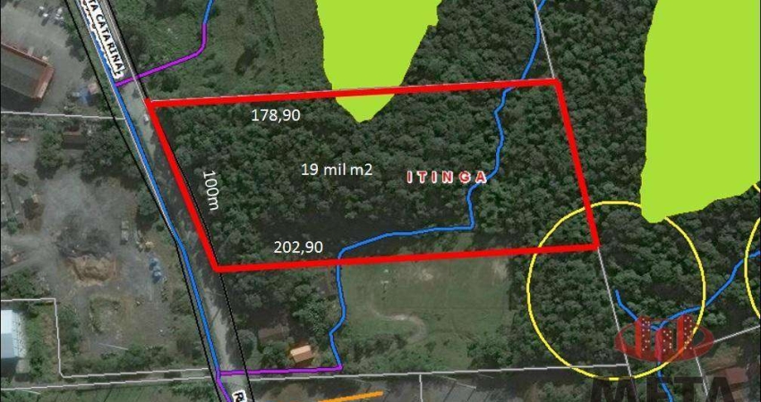 Terreno à venda, 18895 m² por R$ 800.000,00 - Itinga - Joinville/SC