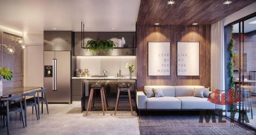 Apartamento com 2 dormitórios à venda, 63 m² por R$ 529.337,23 - Anita Garibaldi - Joinville/SC