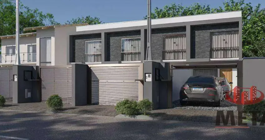 Casa com 2 dormitórios à venda, 93 m² por R$ 386.000,00 - Nova Brasília - Joinville/SC