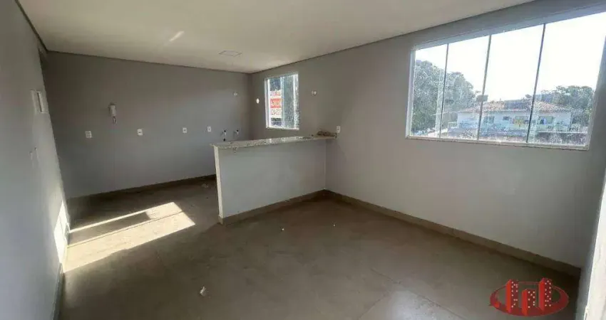 Apartamento com 1 dormitório para alugar, 36 m² por r$ 1.260,00/mês - petrópolis - joinville/sc