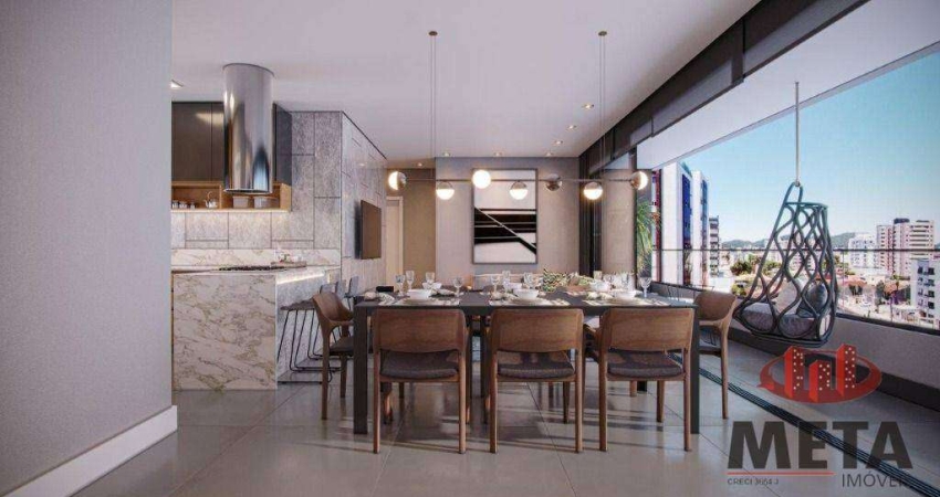 Apartamento com 3 dormitórios à venda, 111 m² por R$ 1.154.782,36 - América - Joinville/SC