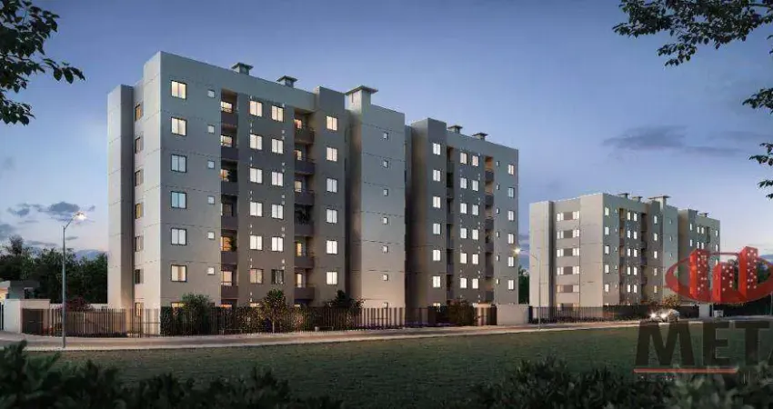 Apartamento com 2 dormitórios à venda, 51 m² por R$ 356.450,32 - Floresta - Joinville/SC