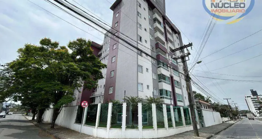Apartamento com 3 dormitórios para alugar, 81 m² por r$ 2.955,00/mês - costa e silva - joinville/sc