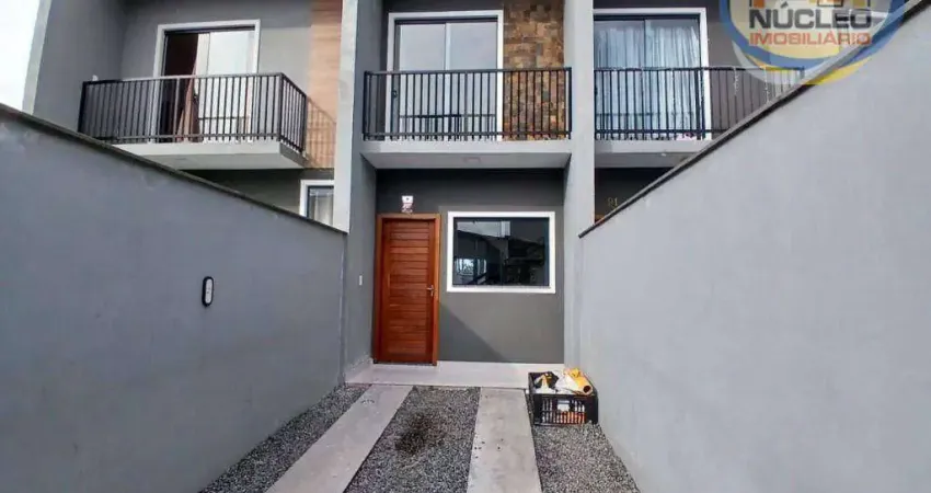 Casa com 2 dormitórios para alugar, 63 m² por r$ 2.060,00/mês - comasa - joinville/sc