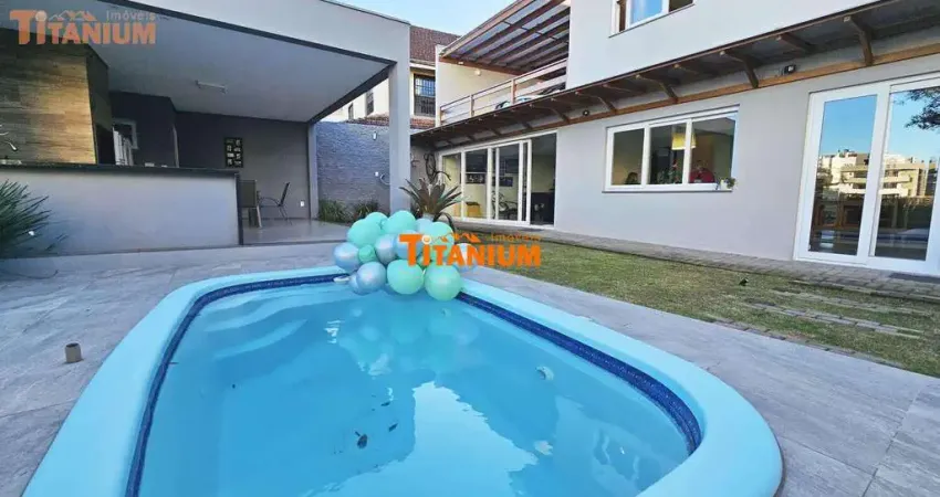 Casa à venda em novo hamburgo, rio branco - piscina, churrasqueira, closet, semi mobiliado!