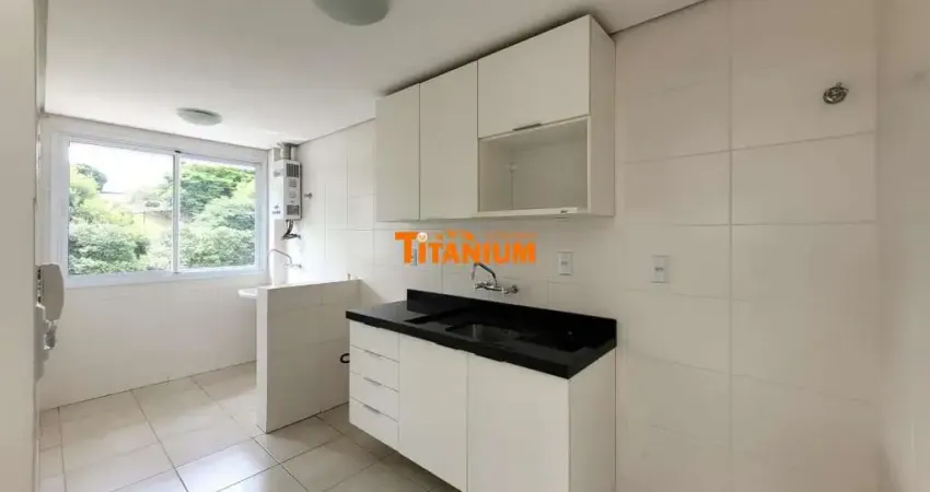 Apartamento com dois dormitórios e vaga coberta próximo à feevale para aluguel bairro vila nova