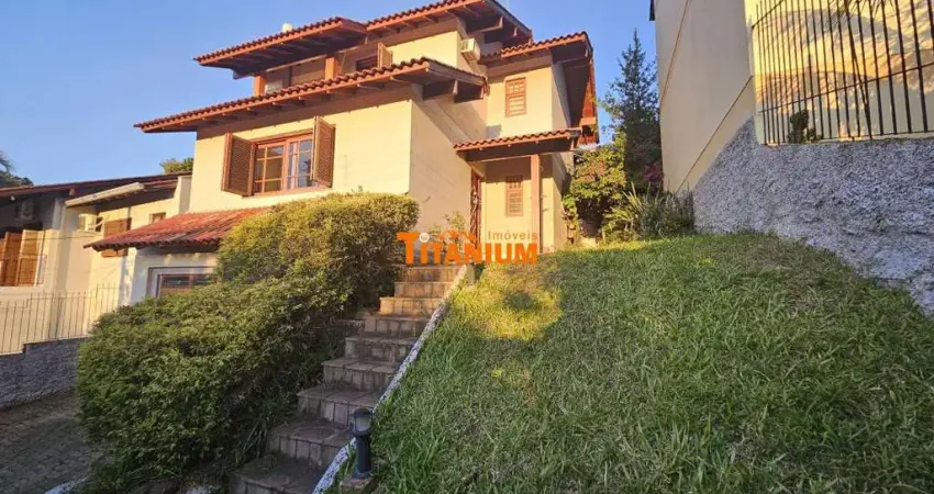 Casa à venda com 3 dormitórios, sendo uma suíte com closet e banheira de hidro em novo hamburgo, bairro  boa vista - 208m² de área construída