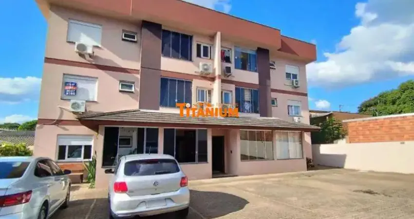 Apartamento à venda em rondônia, novo hamburgo - semi mobiliado com sacada e estacionamento