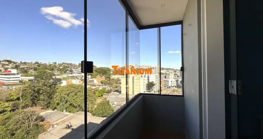 Apartamento 2 dormitórios, espaçoso, andar alto, bela vista, sacada integrada, de frente, sol manhã, garagem, prédio com elevador à venda em novo hamburgo, centro .