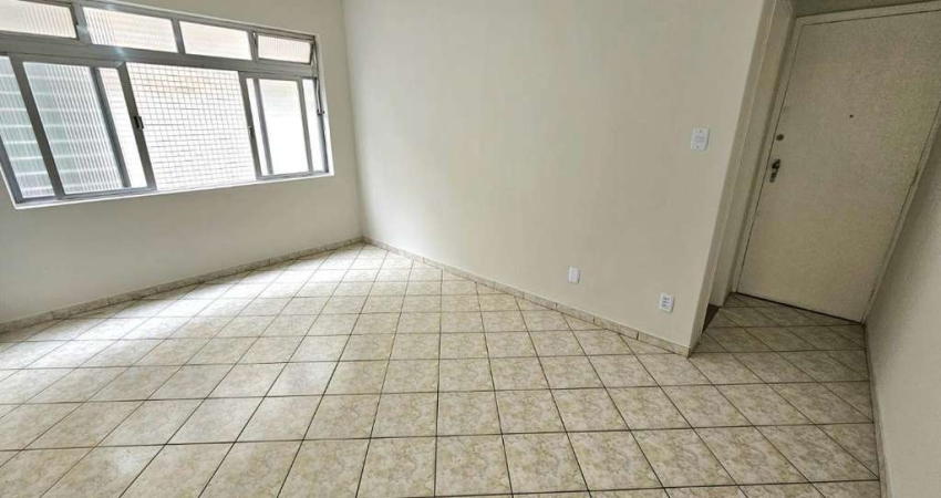 Alugo Amplo Apartamento 02 Dormitórios, Garagem Fechada, Embaré, Santos/SP. Sem Elevador. Valor do an&#250;ncio não é pacote. Garantia somente de Seguro Fiança.