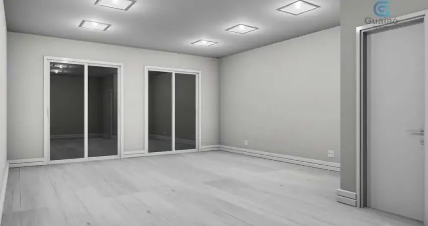 Vendo Sala Comercial Nova no Fusion Office Vila Mathias, com banheiro privativo, sacada e acessibilidade total, Vila Mathias, Santos.