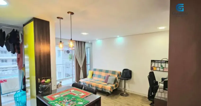 Vendo lindo apartamento de 1 dormitório com lazer completo e garagem na vila mathias em santos