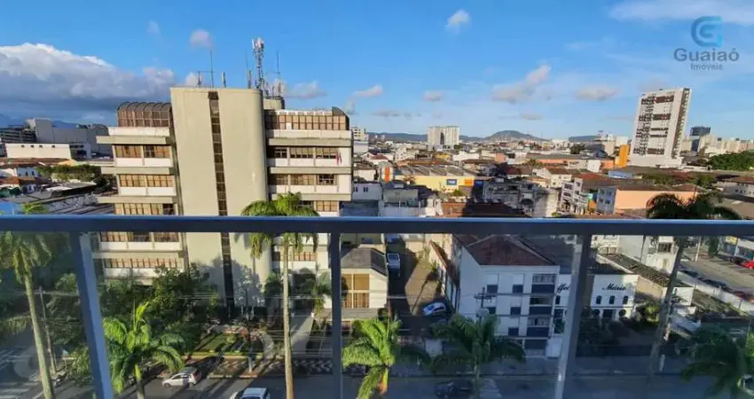 Alugo Apartamento com 02 dormitórios, Frente para a Rua, Prédio com lazer completo na cobertura, Phoenix Ana Costa, Vila Mathias, Santos