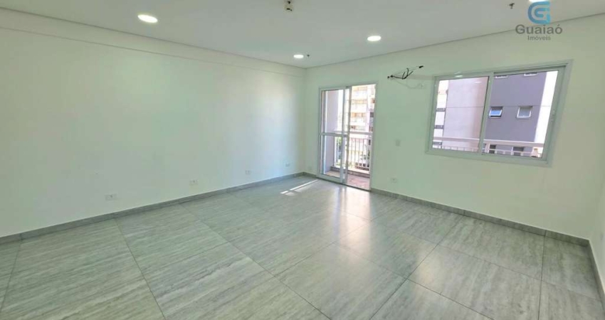 Alugo Sala Comercial Nova, Banheiro Privativo, 01 vaga de garagem, Fusion Office, Vila Mathias, Santos