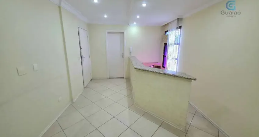 Alugo &#211;timo Conjunto Comercial, 04 Salas c/ Recepção, 02 banheiros, Copa, 01 Vaga de Garagem, 75 metros de àrea &#218;til, Vila Mathias, Santos/SP