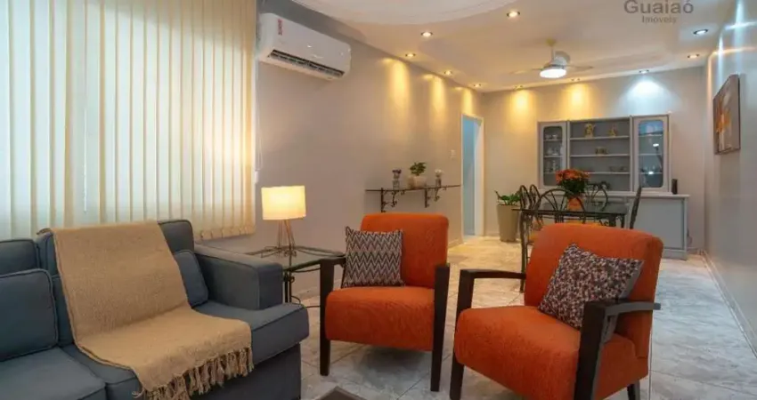 Vendo Apartamento Mobiliado, 02 dormitórios, Garagem, Gonzaga, Santos, a 1 quadra da praia!