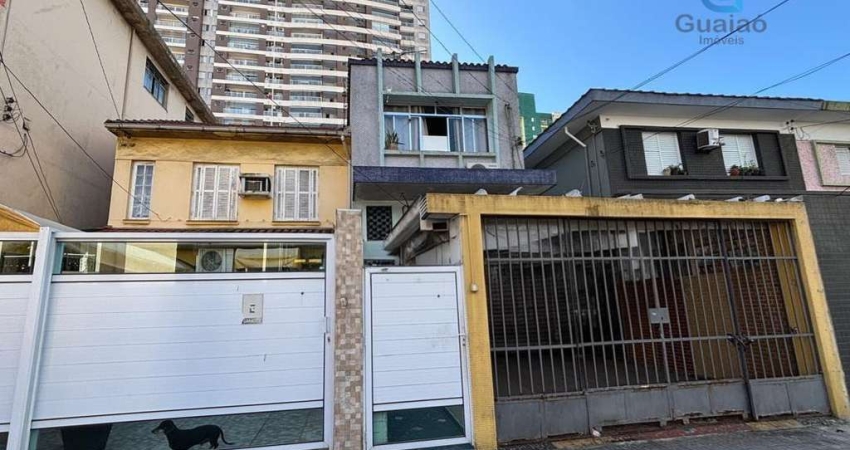 Vendo Dois Terrenos Paralelos, àrea total 433 metros quadrados, Com Sobrados, Encruzilhada, Santos/SP.
