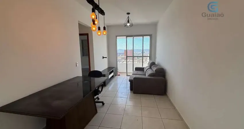 Alugo Apartamento 02 Dormitórios com mobília, Lazer Completo na Cobertura, 01 Vaga de Garagem, Próximo da Unimes/Unilus, Encruzilhada, Santos.