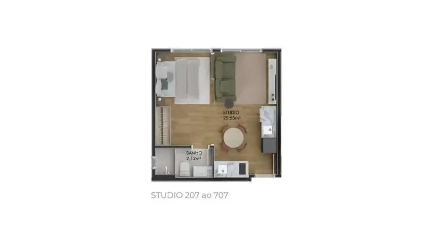 Kitnet / Stúdio à venda na Rua José Boiteux, 53, Centro, Florianópolis