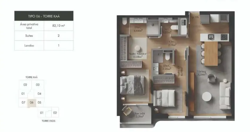 Apartamento com 2 quartos à venda na Rua Crispim Mira, 12, Centro, Florianópolis