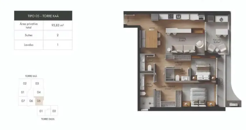 Apartamento com 2 quartos à venda na Rua Crispim Mira, 12, Centro, Florianópolis