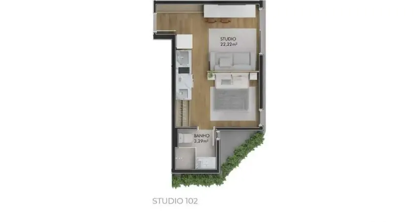 Kitnet / Stúdio à venda na Rua José Boiteux, 53, Centro, Florianópolis