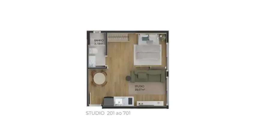 Kitnet / Stúdio à venda na Rua José Boiteux, 53, Centro, Florianópolis