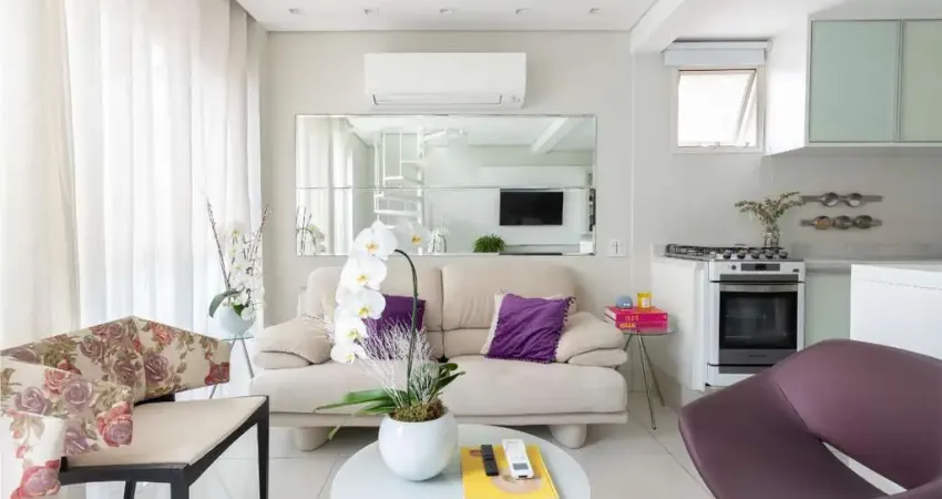 Apartamento tipo para venda e locação em vila nova conceição com 1 quarto, sendo 1 suíte, 69m²