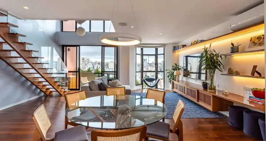 Duplex para venda em pinheiros com 2 quartos, sendo 2 suítes , 134m²