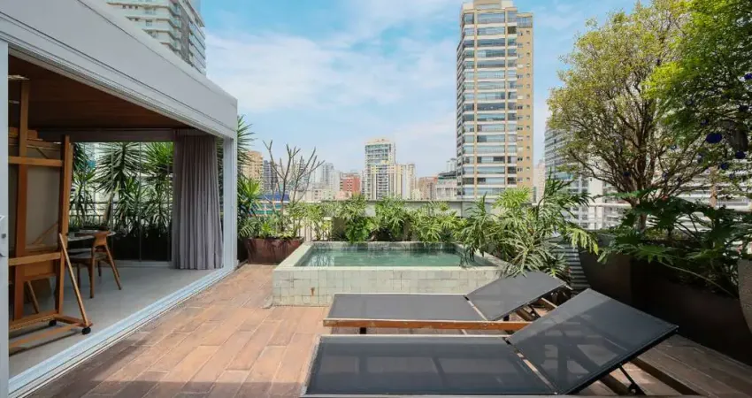 Cobertura para venda em vila nova conceição com 1 quarto, sendo 1 suíte , 213m²