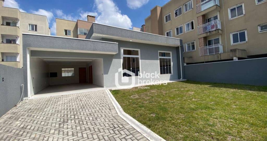Casa Térrea 3 Quartos, Amplo Terreno a Venda, 150 m² por R$ 880.000 - Aviação - São José dos Pinhais/PR