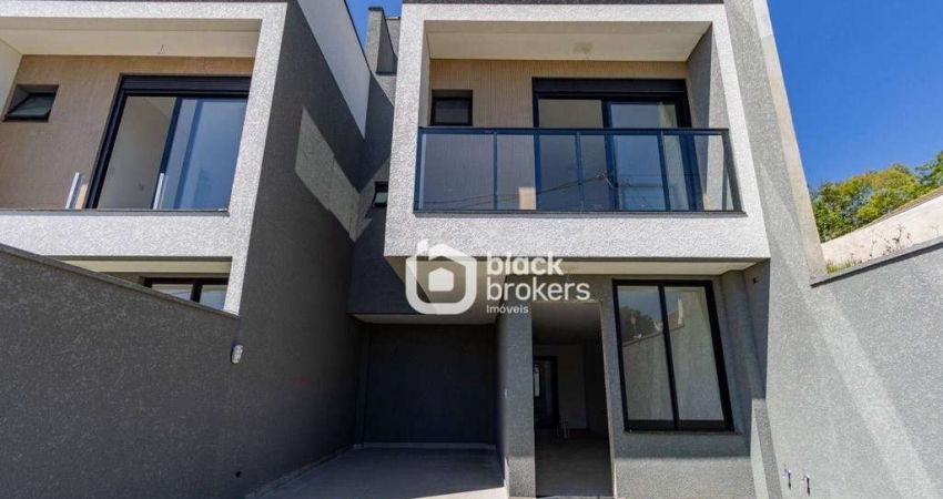 Sobrado Novo Cozinha Mobiliada com 3 Quartos à venda, 112 m² por R$ 943.000 - Pilarzinho - Curitiba/PR