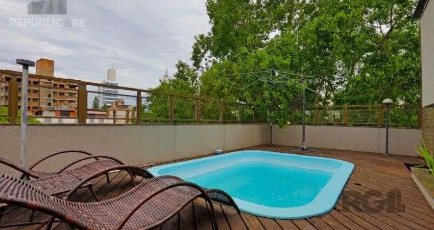 Apartamento cobertura à venda no bairro petrópolis com 382 m² e 3 dormitórios/quartos.