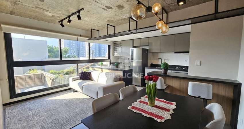 STUDIO MOBILIADO | 43M2 PRIVATIVOS | LINDO E ENSOLARADO | MENINO DEUS