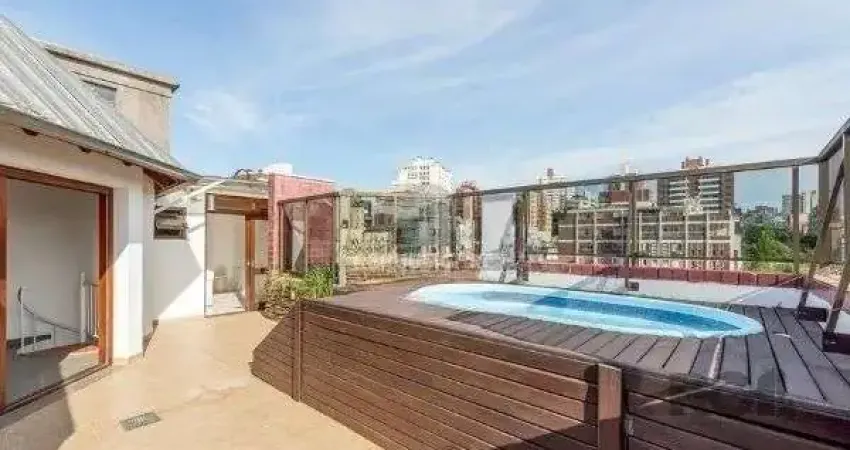 Cobertura no bairro Petrópolis de 2 dormitórios 2 vagas e piscina