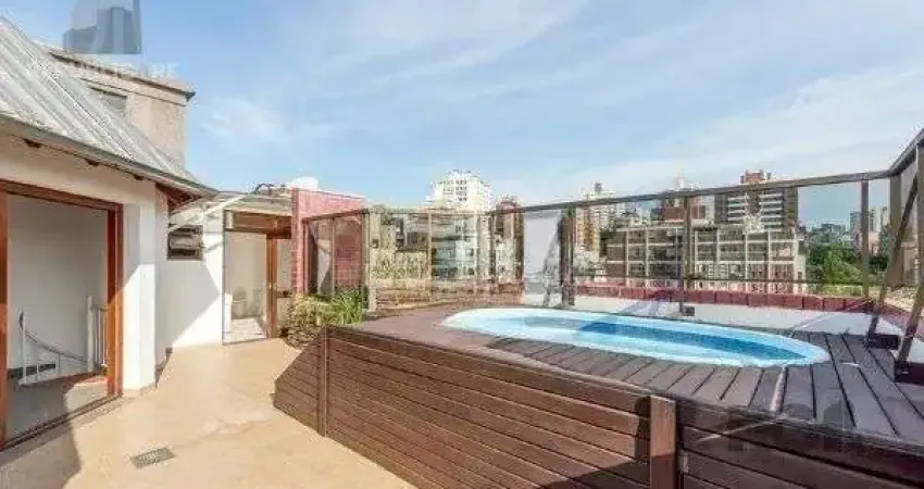 Apartamento cobertura à venda no bairro Petrópolis com 207 m² e 2 dormitórios/quartos