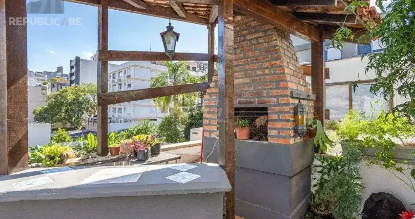 Apartamento cobertura à venda no bairro auxiliadora - 128 m² e 2 dormitórios/quartos.