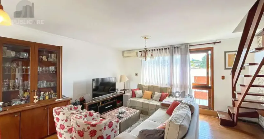 Cobertura à venda no menino deus com 220 m² e 3 dormitórios/quartos disponíveis.