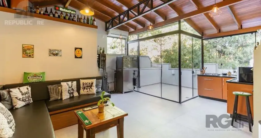 Cobertura à venda no bairro moinhos de vento com 121m² e 1 dormitório/quarto.