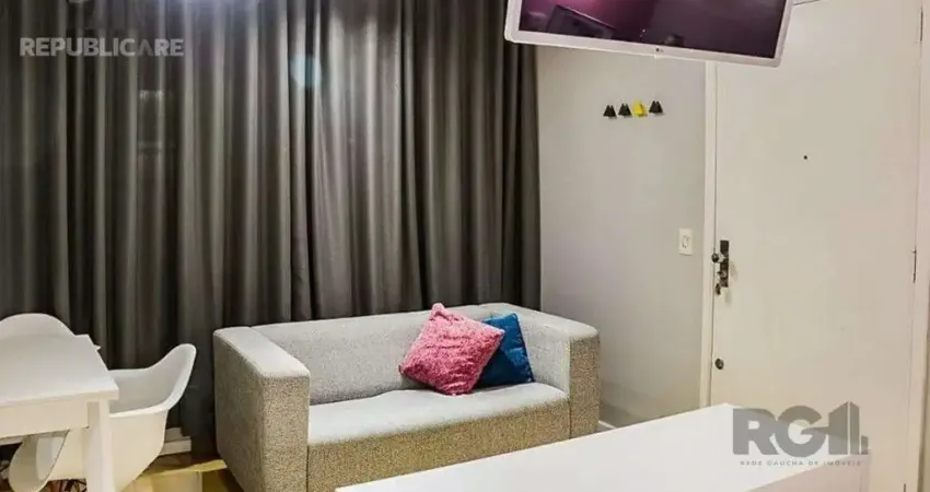 Apartamento studio à venda no bairro menino deus com 27 m² e 1 dormitório/quarto.