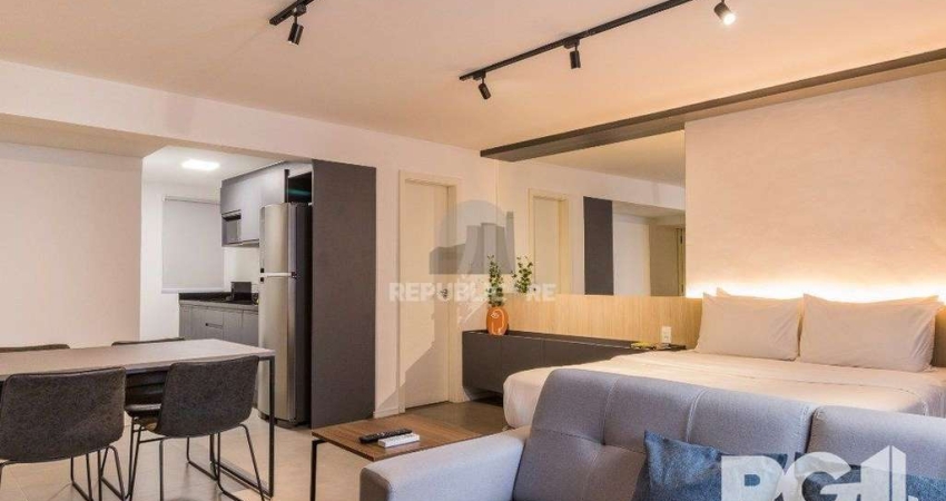 Studio com localização no Centro Histórico de Porto Alegre, uma das ruas mais ch