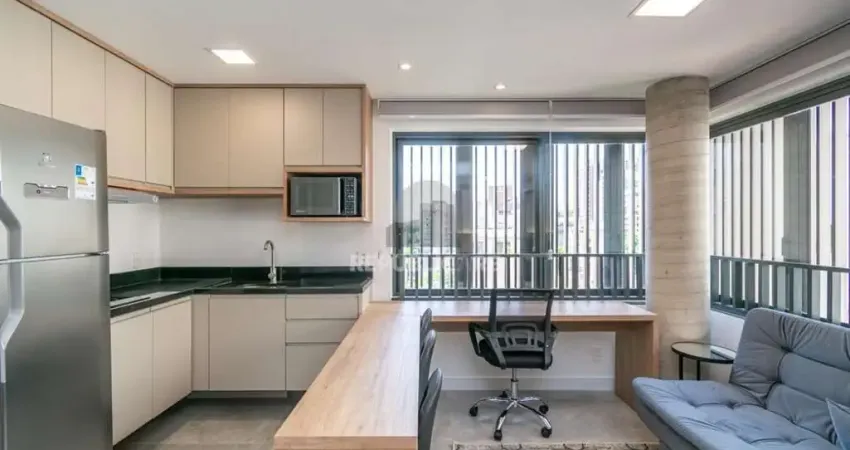 Loft de alto padrão construtivo no bairro Moinhos de Vento, planta de 29,60 m2 p